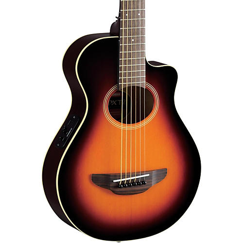 Yamaha APXT2 3/4 Thinline Acoustic-Electric Cutaway Guitar Black - musicians--Friend