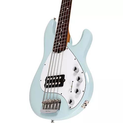 Ernie Ball Music Man StingRay5 Special H 5-String Electric Bass Guitar Black and Chrome - musicians--Friend