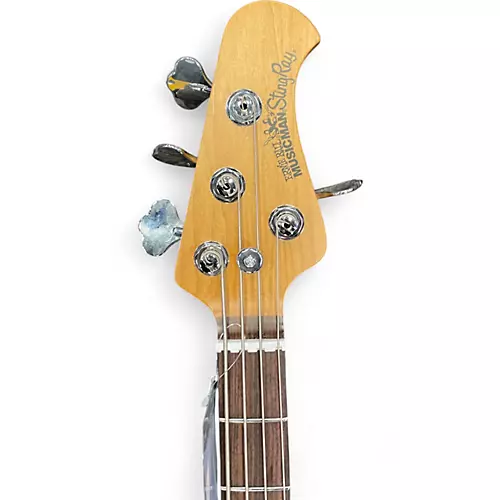 Used Ernie Ball Music Man StingRay Special H Deep Gold Sparkle Electric Bass Guitar Deep Gold Sparkle - musicians--Friend
