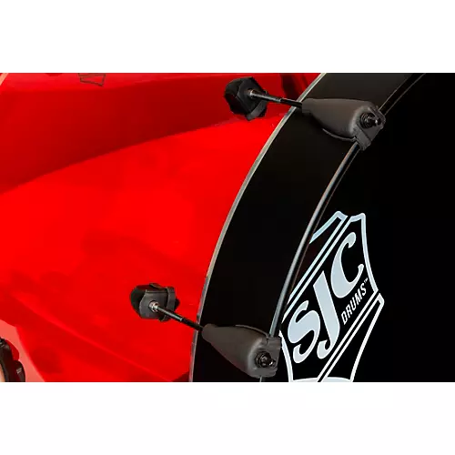SJC Drums Josh Dun Torch 3-Piece Shell Pack Red Acrylic - musicians--Friend
