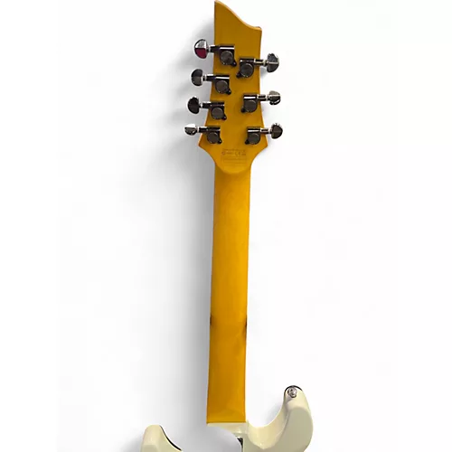 Used Schecter Guitar Research Demon 7 String Alpine White Solid Body Electric Guitar Alpine White - musicians--Friend