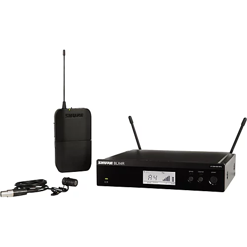 Shure BLX14R/W85 Wireless Lavalier System With WL185 Cardioid Lavalier Mic Band H9 - musicians--Friend