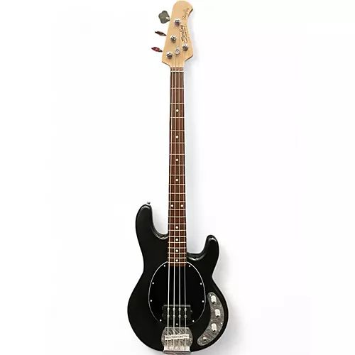 Used Sterling by Music Man Sub 4 Black Electric Bass Guitar Black - musicians--Friend