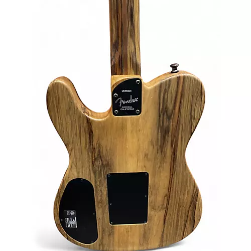 Used Fender AMERICAN ACOUSTISONIC TELECASTER EXOTIC Natural Acoustic Electric Guitar Natural - musicians--Friend