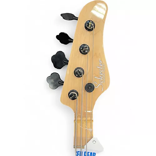 Used Schecter Guitar Research J-4 Seafoam Green Electric Bass Guitar Seafoam Green - musicians--Friend