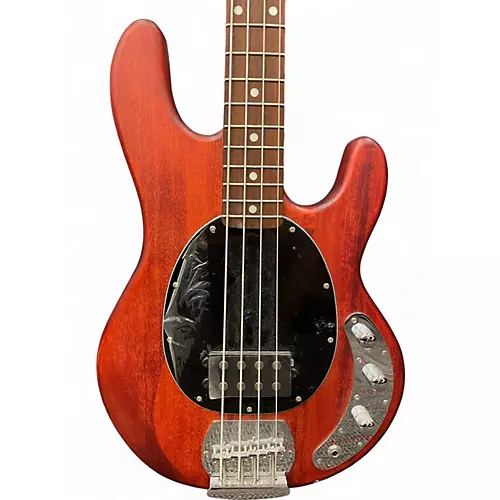 Used Sterling by Music Man StingRay 4 Walnut Stain Electric Bass Guitar Walnut Stain - musicians--Friend