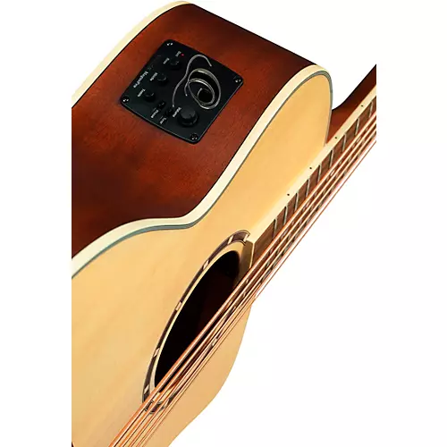 Ortega D7CE-5 5-String Acoustic-Electric Bass Guitar Natural - musicians--Friend