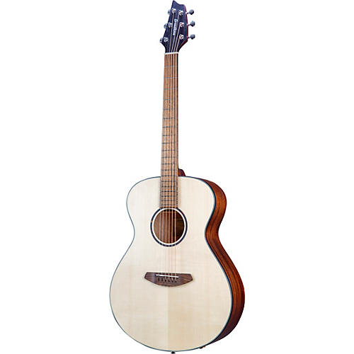 Breedlove Discovery S Concert European Spruce-African Mahogany Left-Handed Acoustic Guitar Natural - musicians--Friend