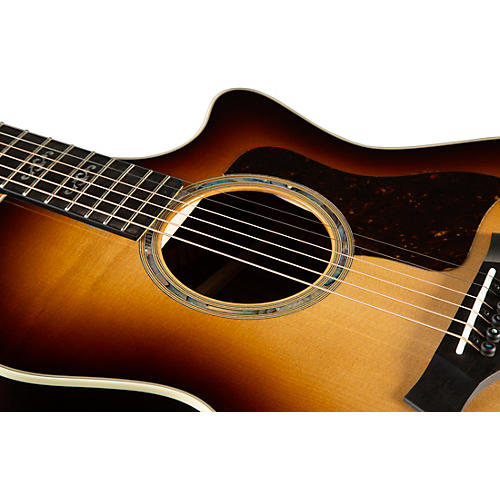 Taylor 414ce V-Class Special-Edition Grand Auditorium Acoustic-Electric Guitar Shaded Edge Burst - musicians--Friend