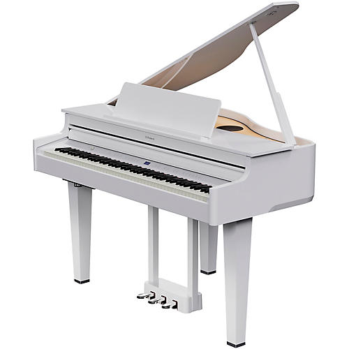Roland GP-6 Digital Grand Piano With Bench Polished White - musicians--Friend