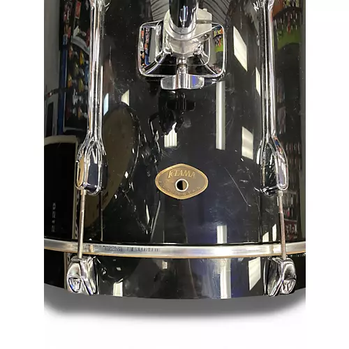 Used TAMA 3 Piece Rockstar Black Drum Kit Black - musicians--Friend