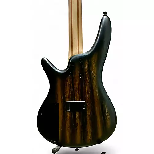 Used Ibanez SR300 Black and Gold Electric Bass Guitar Black and Gold - musicians--Friend