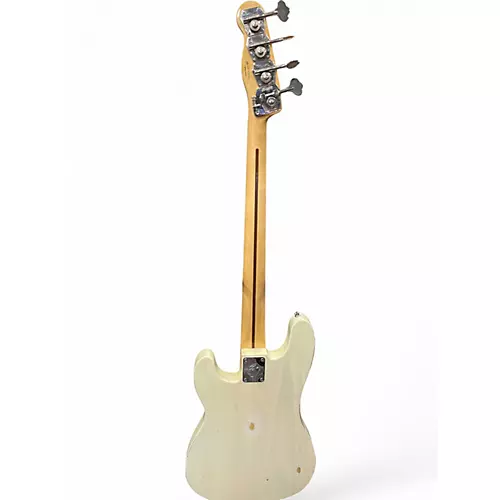 Used Fender Mike Dirnt Road Worn Precision Bass WHITE Electric Bass Guitar WHITE - musicians--Friend