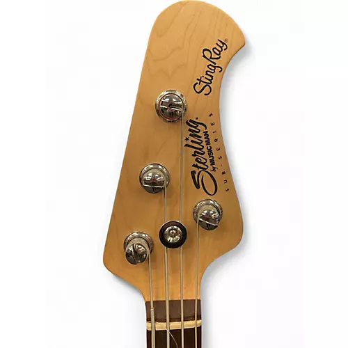 Used Sterling by Music Man StingRay 4 Walnut Stain Electric Bass Guitar Walnut Stain - musicians--Friend
