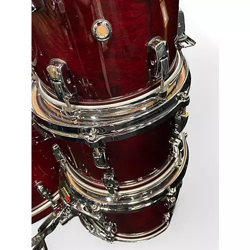 Used Pearl 6 Piece Reference Series Wine Red Drum Kit Wine Red - musicians--Friend