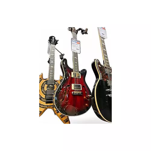 Used PRS Hollowbody FIRE BURST Hollow Body Electric Guitar FIRE BURST - musicians--Friend