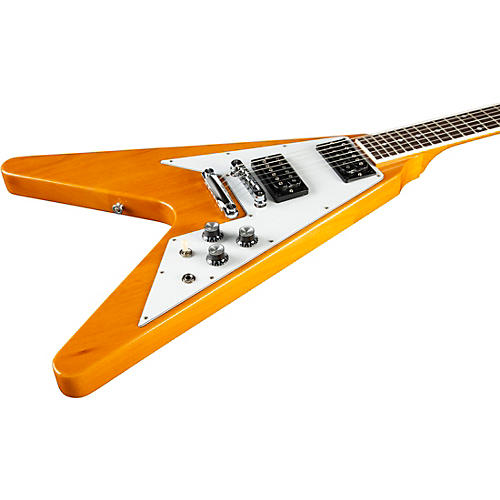 Gibson '70s Flying V Electric Guitar Antique Natural - musicians--Friend