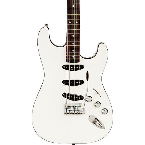 Fender Aerodyne Special Stratocaster With Rosewood Fingerboard Electric Guitar Bright White - musicians--Friend