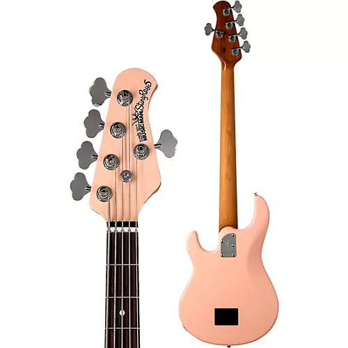 Ernie Ball Music Man StingRay5 Special H 5-String Electric Bass Guitar Black and Chrome - musicians--Friend