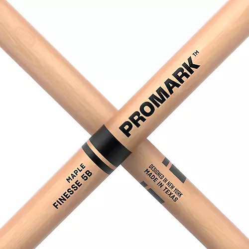 Promark Finesse Maple Round Tip Drum Sticks 5A Wood - musicians--Friend