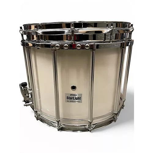 Used TAMA 14in STARLIGHT Alpine White Drum Alpine White 33 - musicians--Friend