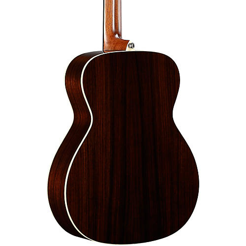 Alvarez LF70e Herringbone Laureate Series Folk-OM Acoustic-Electric Guitar Blacktop - musicians--Friend