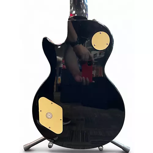 Used Epiphone LES PAUL 7 Black Solid Body Electric Guitar Black - musicians--Friend