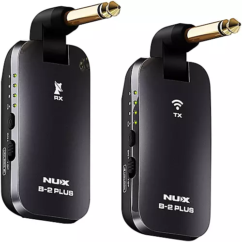 NUX B-2 PLUS 2.4gHz Guitar Wireless System Black - musicians--Friend