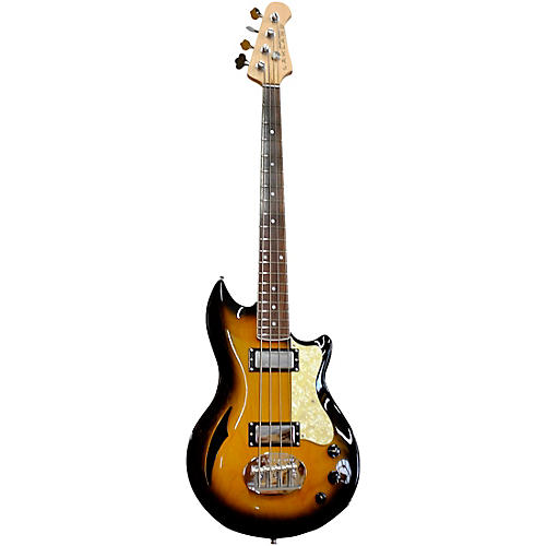 Lakland Skyline Hollowbody 30 Electric Bass Tobacco Sunburst - musicians--Friend
