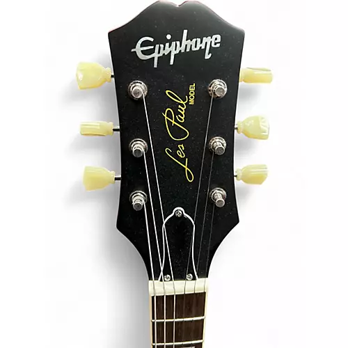 Used Epiphone 1959 LES PAUL STANDARD OUTFIT AGED DARK BURST Solid Body Electric Guitar AGED DARK BURST - musicians--Friend