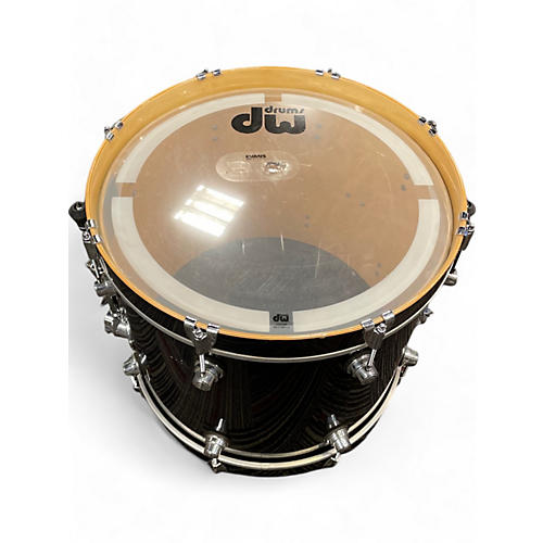 Used DW 3 Piece Performance Series Ebony Drum Kit Ebony - musicians--Friend