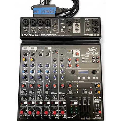 Used Peavey 10AT Unpowered Mixer - musicians--Friend