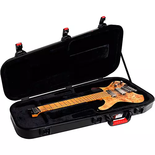 Gator TSA ATA Molded Headless Electric Guitar Case Black - musicians--Friend