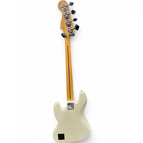 Used Fender Player Plus Active Jazz Bass Olympic Pearl Electric Bass Guitar Olympic Pearl - musicians--Friend