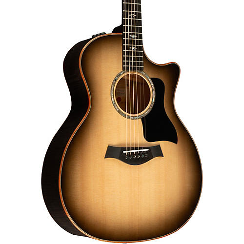 Taylor 614ce Special-Edition Grand Auditorium Acoustic-Electric Guitar Charcoal Edge Burst - musicians--Friend