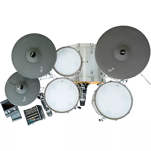 EFNOTE EF NOTE PRO 700 Standard Electronic Drum Kit White Sparkle - musicians--Friend