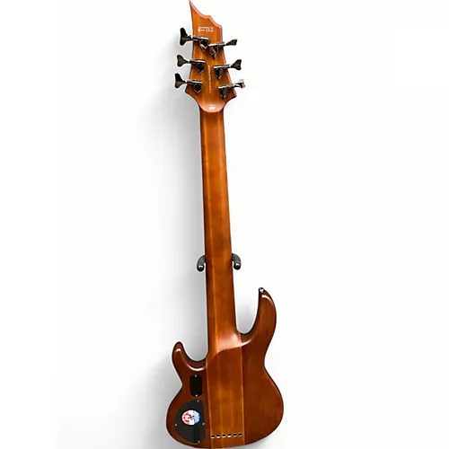 Used ESP LTD D6 6 String Mahogany Electric Bass Guitar Mahogany - musicians--Friend