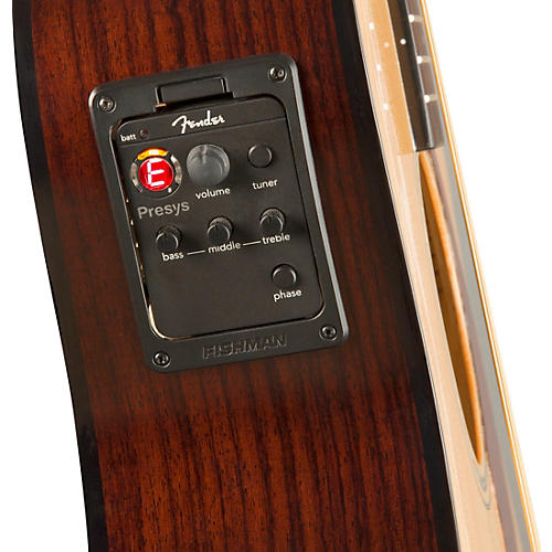 Fender CC-140SCE Concert Acoustic-Electric Guitar Natural - musicians--Friend
