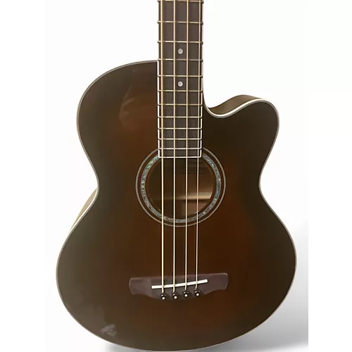 Used Ibanez AEB10E TOBACCO BURST Acoustic Bass Guitar TOBACCO BURST - musicians--Friend
