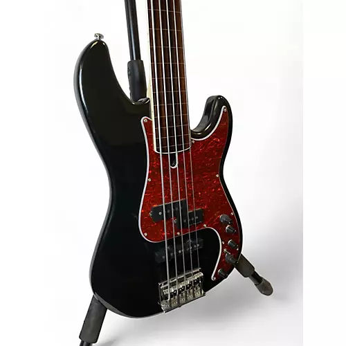 Used Sire P7 FRETLESS 5 STRING BLACK Electric Bass Guitar Black - musicians--Friend