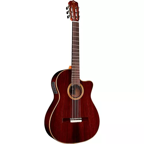 Cordoba Fusion 12 Rose II Nylon-String Classical Acoustic-Electric Guitar Natural - musicians--Friend