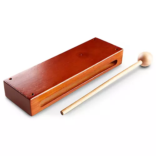 Rhythm Band Wood Block with Mallet - musicians--Friend