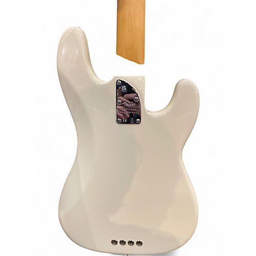 Used Fender American Professional II Precision Bass LH Alpine White Electric Bass Guitar Alpine White - musicians--Friend