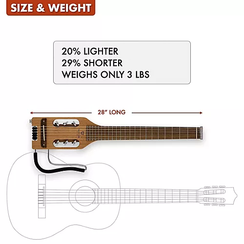 Traveler Guitar Ultra-Light Nylon Maple Nylon-Electric Guitar Mahogany - musicians--Friend