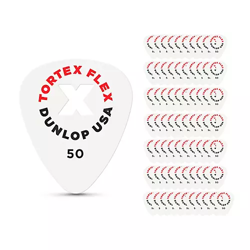 Dunlop Tortex Flex X Pick 1.0 mm 72 Pack - musicians--Friend