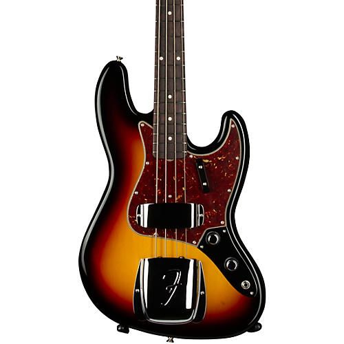 Fender Custom Shop 1960 Jazz Bass NOS Rosewood Fingerboard Time Machine Limited-Edition 3-Color Sunburst - musicians--Friend