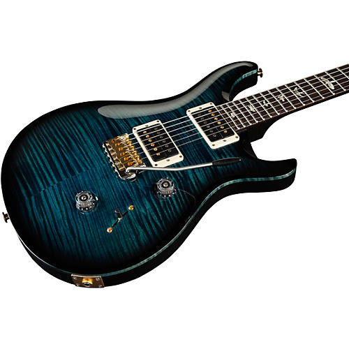 PRS Custom 24 10-Top Electric Guitar Black Gold Wraparound Burst - musicians--Friend