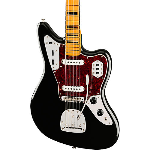 Fender Vintera II '70s Jaguar Electric Guitar Black - musicians--Friend