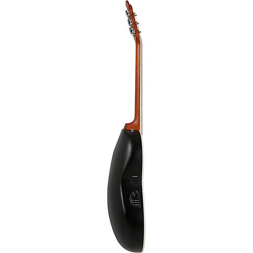 Ovation CS24P Celebrity Series Traditional Plus Mid-Depth Acoustic-Electric Guitar Nutmeg Burled Maple - musicians--Friend
