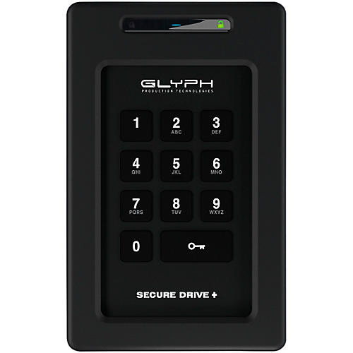 Glyph SecureDrive+ Professional Encrypted Hard Drive with Keypad 4 TB - musicians--Friend